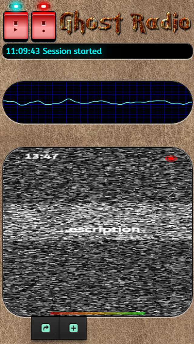 Main radio screen